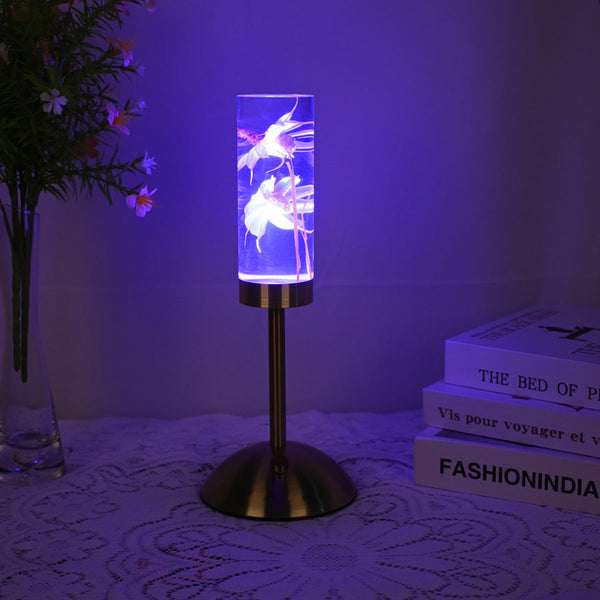 Daisy Eternal Flower Acrylic Table Lamp Color Changing Led Usb Rechargeable Touch Control Lamps