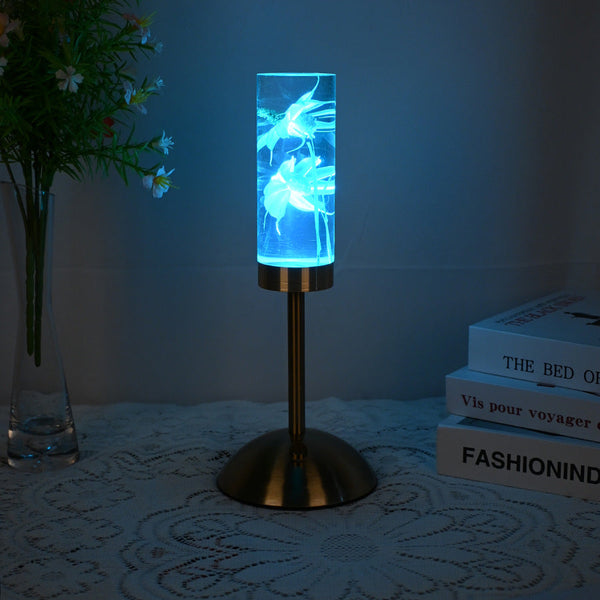 Daisy Eternal Flower Acrylic Table Lamp Color Changing Led Usb Rechargeable Touch Control Lamps