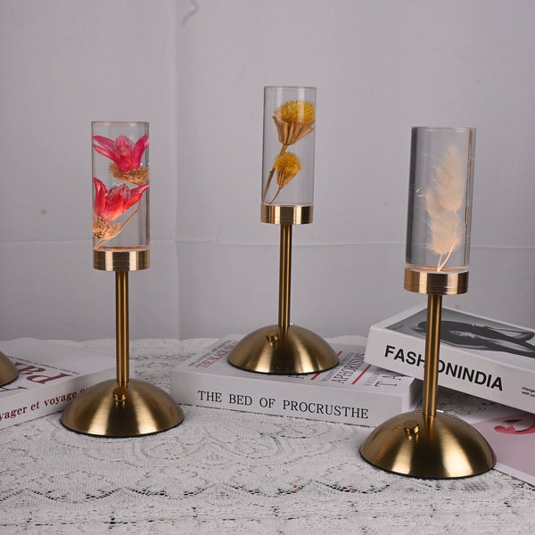 Daisy Eternal Flower Acrylic Table Lamp Color Changing Led Usb Rechargeable Touch Control Lamps