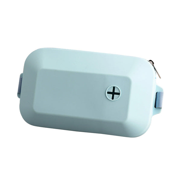 Beige Silicone Pet Treat Pouch For Dog Training Portable Waist Bag With Waste Holder Treat Bags