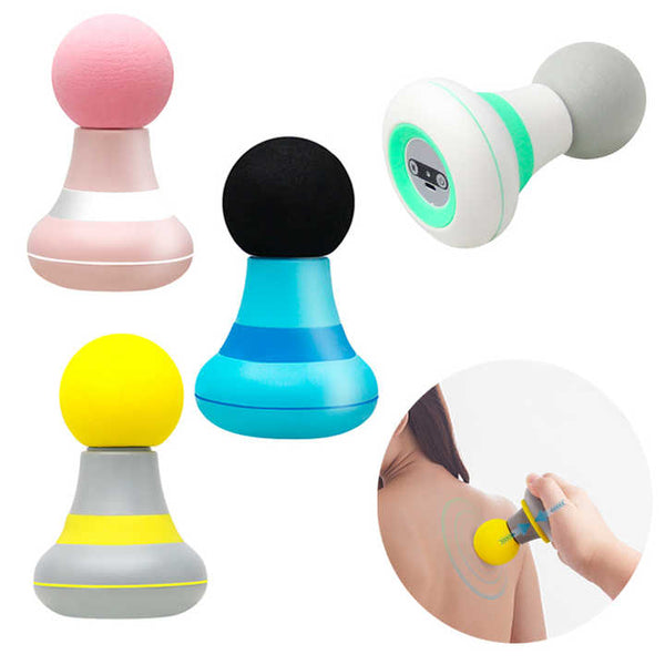 Elosung 2 Pcs Blue Mini Massage Gun 6 Speed Muscle Relaxer Usb Rechargeable Portable Fascia Massager For Home Use Massagers