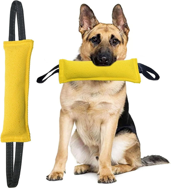 Black Durable 2 Pack Tug Of War Dog Training Toy Tear Resistant Safe & Interactive For All Breeds Dog Toys