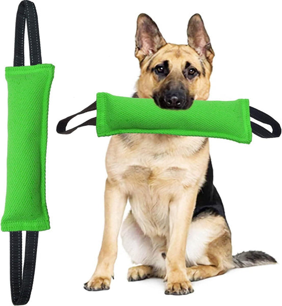 Black Durable 2 Pack Tug Of War Dog Training Toy Tear Resistant Safe & Interactive For All Breeds Dog Toys
