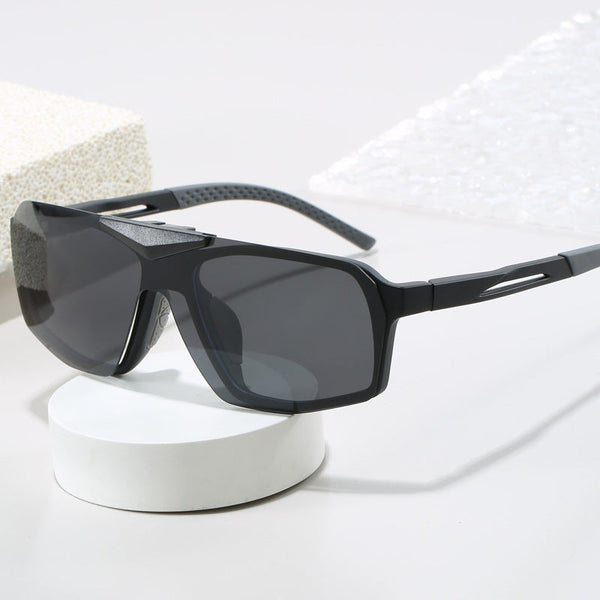 Black Flip Up Polarized Sports Versatile Outdoor Cycling And Windproof Eyewear Sunglasses