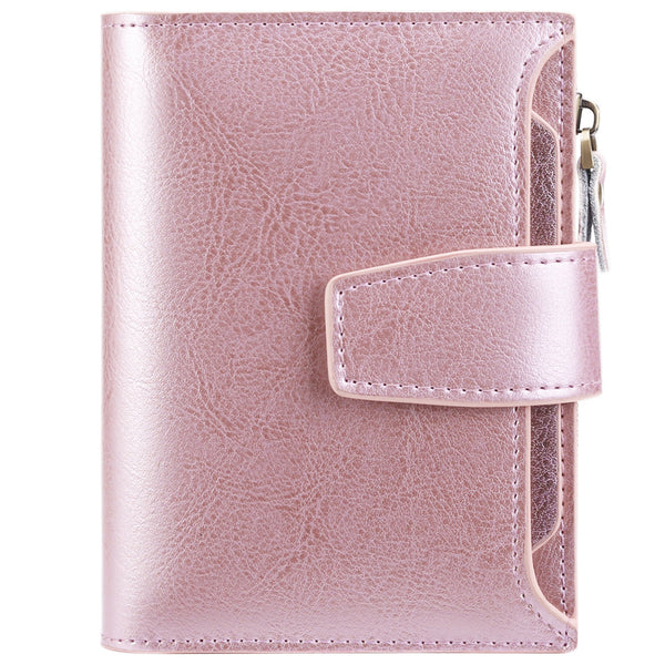 Dark Blue Premium Genuine Leather Rfid Blocking Women's Wallet Lightweight Multi Functional And Stylish Wallets