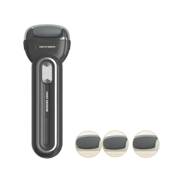 Beige Electric Foot Grinder With Usb Charging Dual Speed Callus Remover For Smooth Exfoliated Feet Foot Creams & Treatments