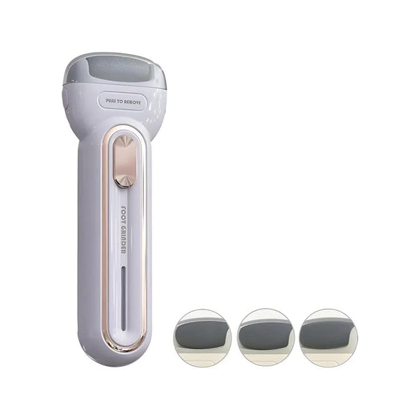Beige Electric Foot Grinder With Usb Charging Dual Speed Callus Remover For Smooth Exfoliated Feet Foot Creams & Treatments