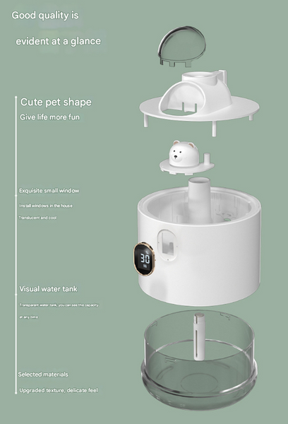 White Astronaut Humidifier With Led Night Light Whisper Quiet For Bedroom Humidifiers