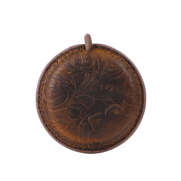 Black Mini Leather Tape Measure 1.5M/60In Round Plain Tape Measures