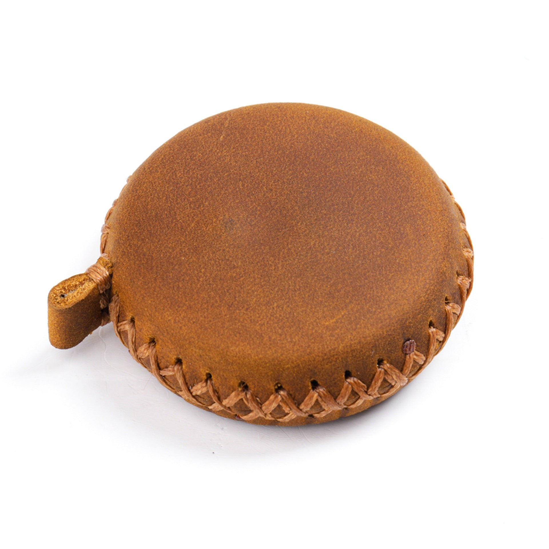 Elosung 2 Pcs Brown Hand Stitched Leather Tape Measure Compact & Stylish Measuring Tool Measuring Tapes