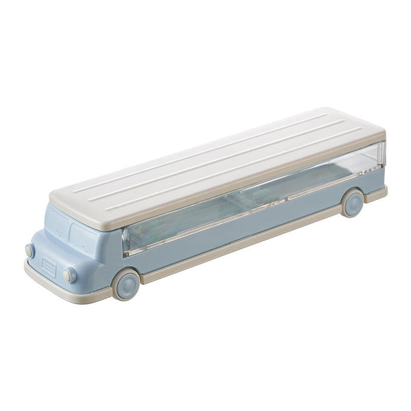 Car Shaped Set Of 2 Double Layer Design Pencil Cases