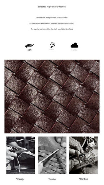 Black Woven Shoulder Bag Stylish Dumpling Bag, Simple And Versatile Crossbody For Women Women's Bags & Handbags