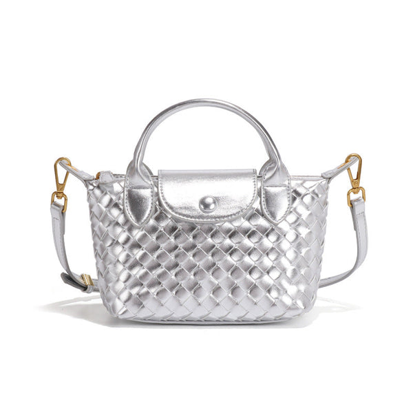 Woven Shoulder Bag Stylish Dumpling Simple And Versatile Crossbody For Women Women's Bags & Handbags
