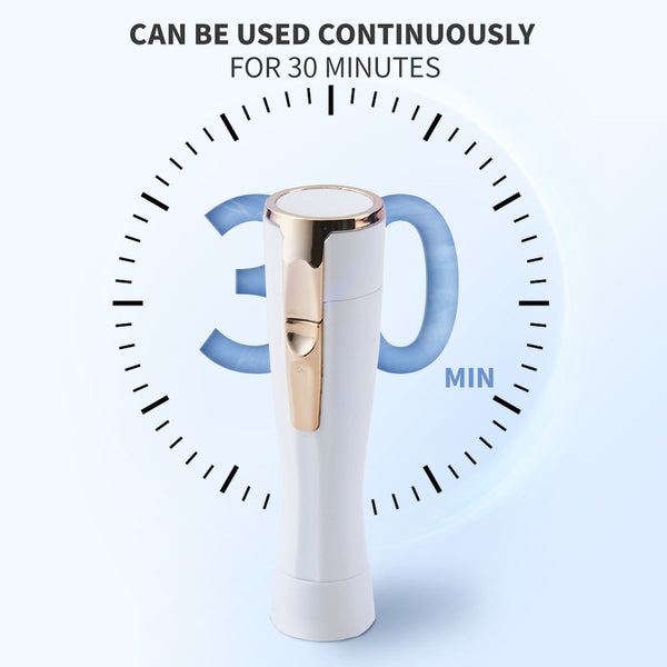 Elosung White Electric Shaver For Women Painless Hair Remover With Usb Charging Women's Shavers