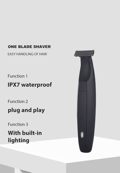 One Blade Electric Shaver For Men Safe For Sensitive Areas, Wet/Dry Use Men's Shavers