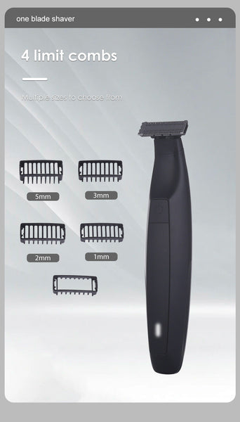 One Blade Electric Shaver For Men Safe For Sensitive Areas, Wet/Dry Use Men's Shavers