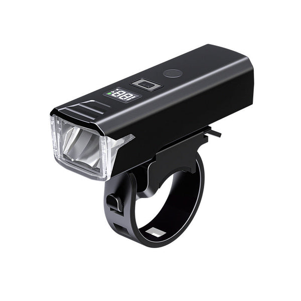Bike Headlight Rechargeable Led Bicycle Front Light, 85º Floodlight (Digital Display Model) Lights & Reflectors
