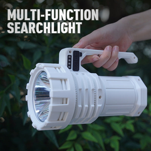 White Led Searchlight Rechargeable Handheld Spotlight 500M Range Long Lasting Flashlights