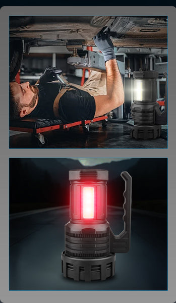 White Led Searchlight Rechargeable Handheld Spotlight 500M Range Long Lasting Flashlights