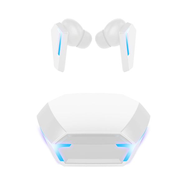 White Wireless Gaming Bluetooth 5.2 Low Delay 3D Stereo Earbuds