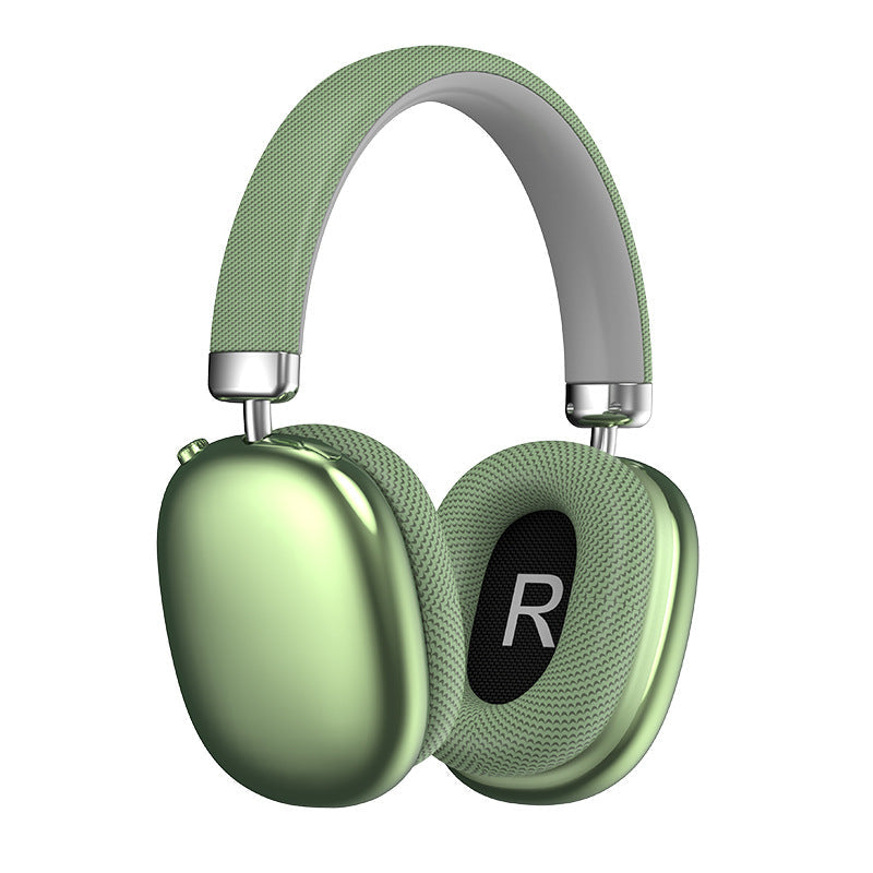 Green Wireless Over Ear Bluetooth 5.3 With Knob Control Headphones