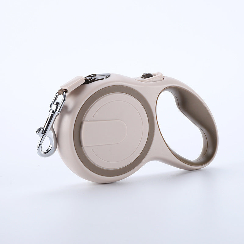 Coffee 3M Pet Leash Retractable Tangle Free Extendable For Walking Leads & Head Collars