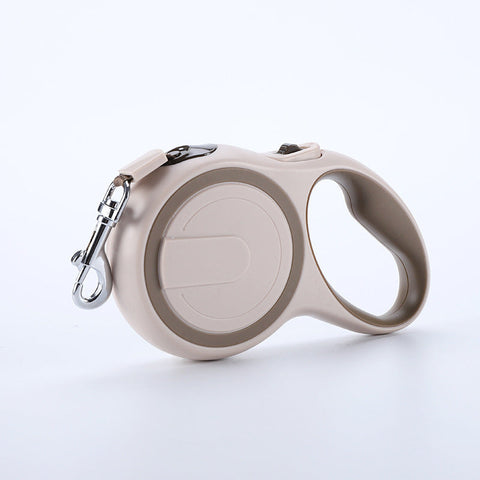 Coffee 3M Pet Leash Retractable Tangle Free Extendable For Walking Leads & Head Collars