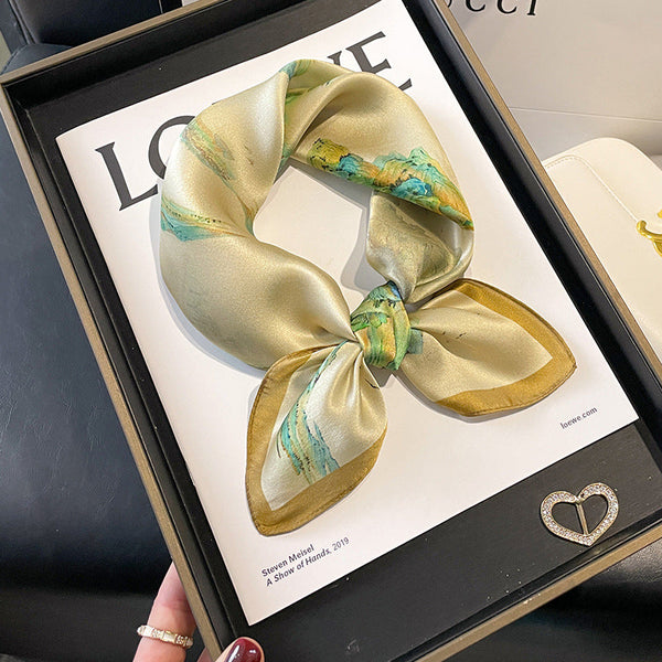 A Thousand Miles Of Rivers And Mountains Women's Silk Scarves Accessories For All Seasons Scarves & Wraps