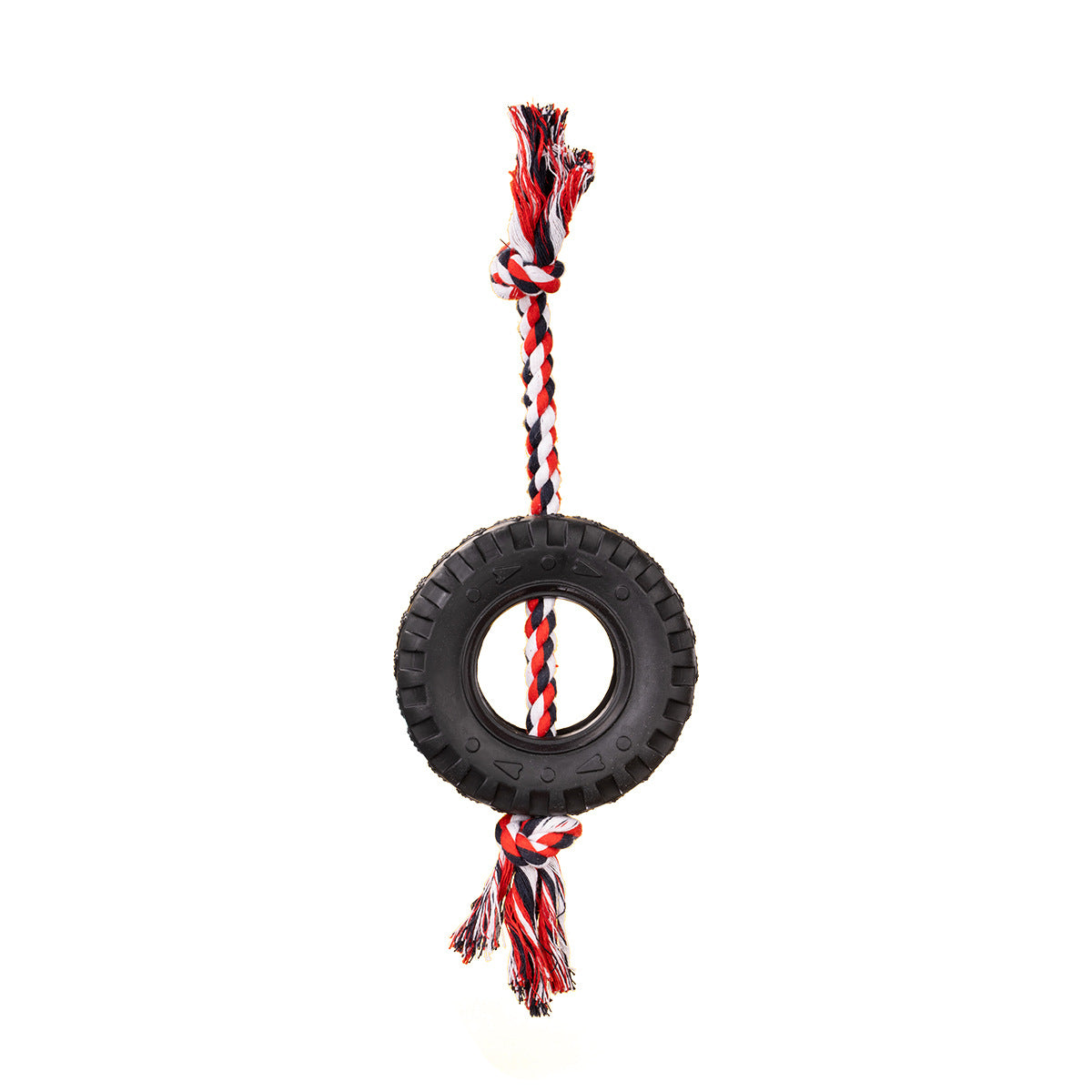 Red Interactive Tire Rope Dog Toy Heavy Duty Chew For Dental Health And Play Dog Toys