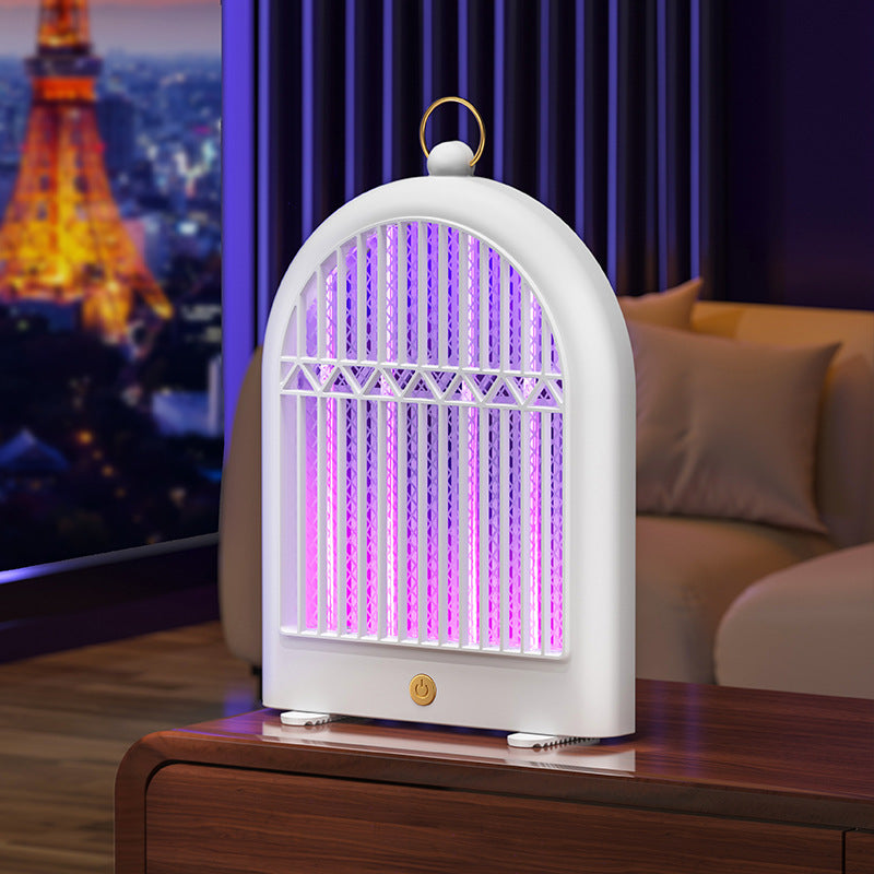 White Usb Plug In Mosquito Killer Lamp Electric Bug Zapper Wall Mounted Standing Silent Insect Zappers