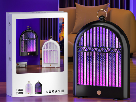 Black (Plug In) Usb Mosquito Killer Lamp Electric Bug Zapper Wall Mounted/Standing Silent Insect Zappers