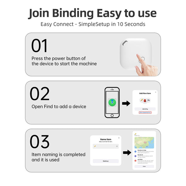 Small Locator Technology Tracker For Keys Wallet Anti Theft Device With Find My Function Gps