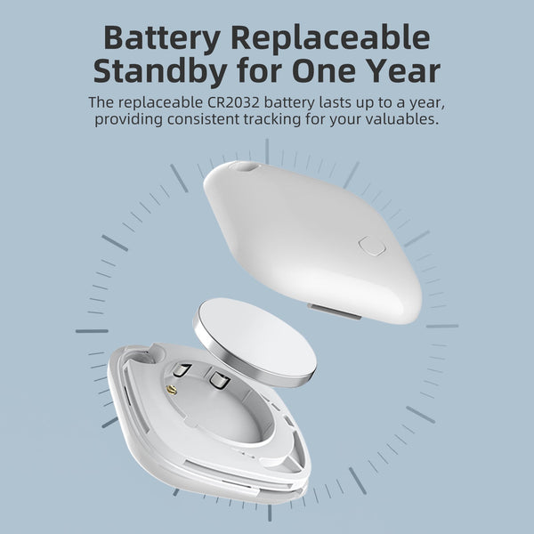 Compact Locator Technology Tracker For Keys Wallet Anti Theft Device With Find My Feature Gps