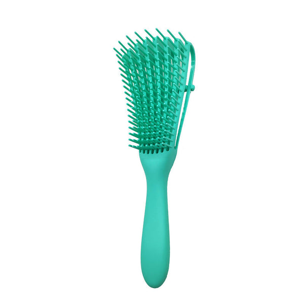 3 Pcs Green Detangling Brush Octopus Design For Smooth And Easy Hair Care Brushes & Combs