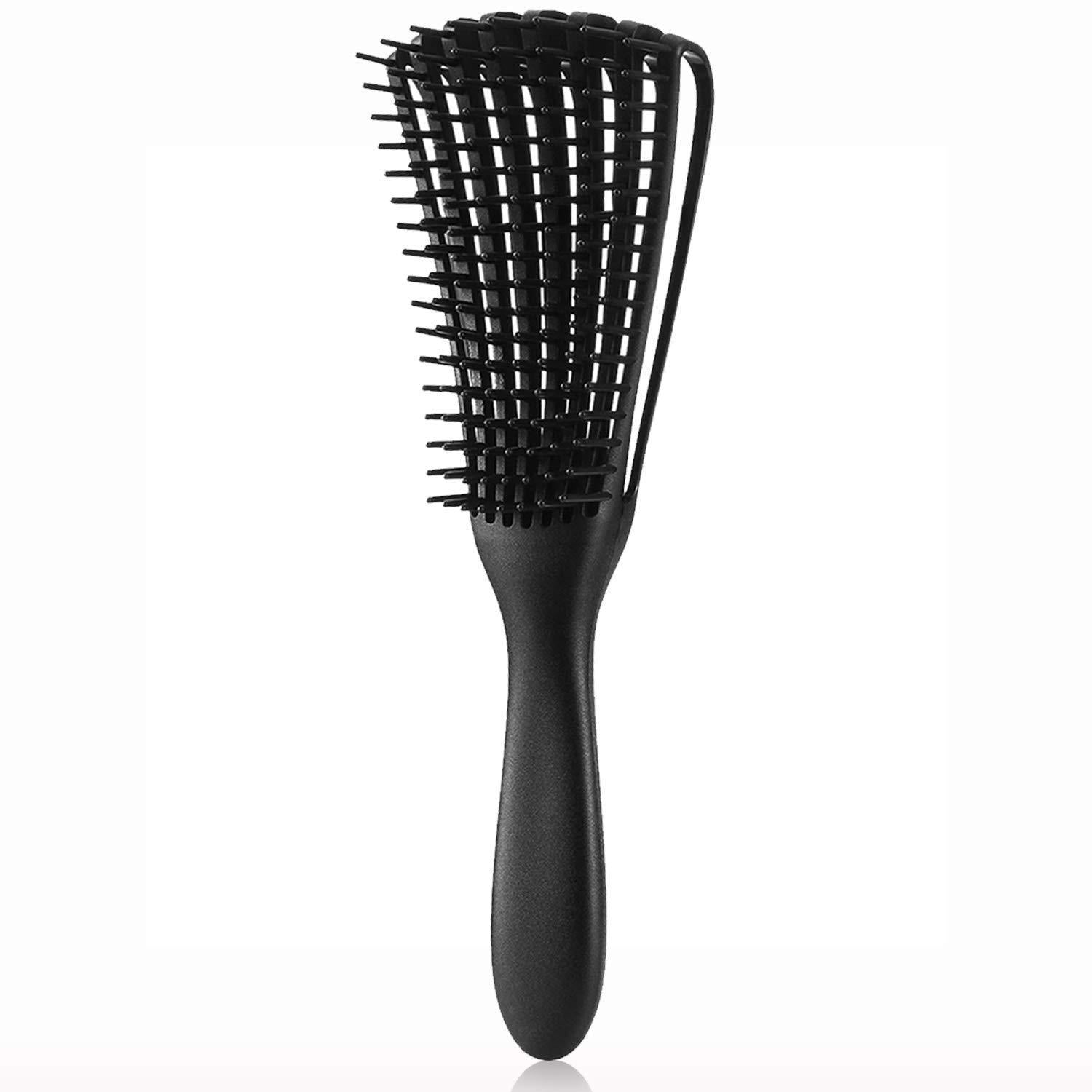 3 Pcs Black Detangling Brush Octopus Design For Effortless And Tangle Free Hair Care Brushes & Combs