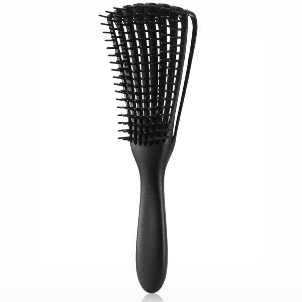 3 Pcs Black Detangling Brush Octopus Design For Effortless And Tangle Free Hair Care Brushes & Combs