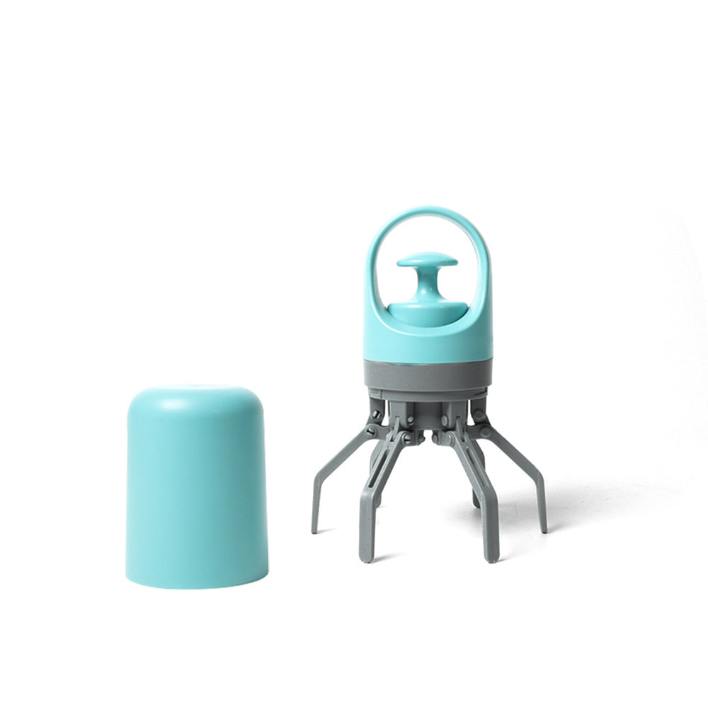 Blue Pet Poop Scooper 6 Claw Design For Easy Cleanup Pooper Scooper & Bags