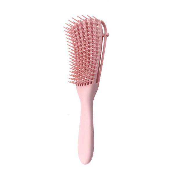 3 Pcs Light Pink Detangling Brush Octopus Design For Easy And Gentle Hair Care Brushes & Combs