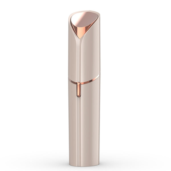 Champagne Gold Mini Lipstick Electric Shaver Usb Rechargeable Facial Hair Remover Women's Shavers