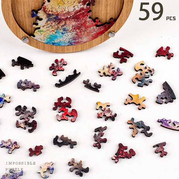 Moons Puzzle 59 Piece Solar System Jigsaw Puzzles