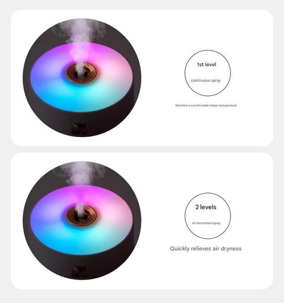 White 300Ml Usb Air Humidifier Quiet Mini For Bedroom Office Car Humidifiers