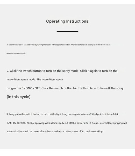 White Mini Usb Micro Landscape Humidifier 260Ml Cool Mist Maker With Led Light Humidifiers