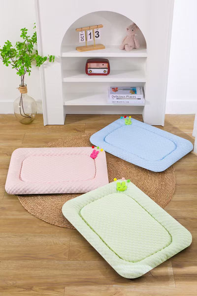 Pink Breathable Cooling Pet Mat Ice Bean Summer Bed For Small Dogs (S : 35X47cm) Dog Blankets