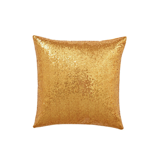 Shiny Sequin Pillowcase Single Sided Gorgeous Silver Pair 45X45cm Pillow Cases