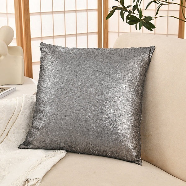 Shiny Sequin Pillowcase Single Sided Gorgeous Pillow Case Pair Size40x40cm Pillow Cases