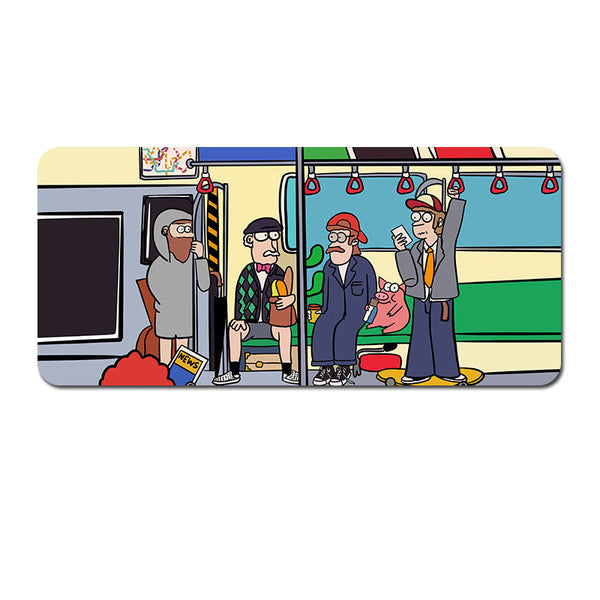 Oversized Cartoon Desk Pad 80X30x0.4Cmcm Mouse Mat Non Slip Base (Style 4) Desk Mats