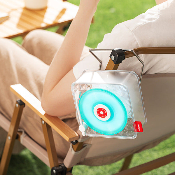 Retro Bluetooth Speaker Transparent Vinyl Design With Rgb Light Audio Docks & Mini Speakers