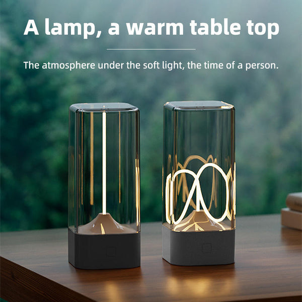 Silver Portable Magnetic Table Lamp With Bendable Led Usb C Rechargeable Lamps