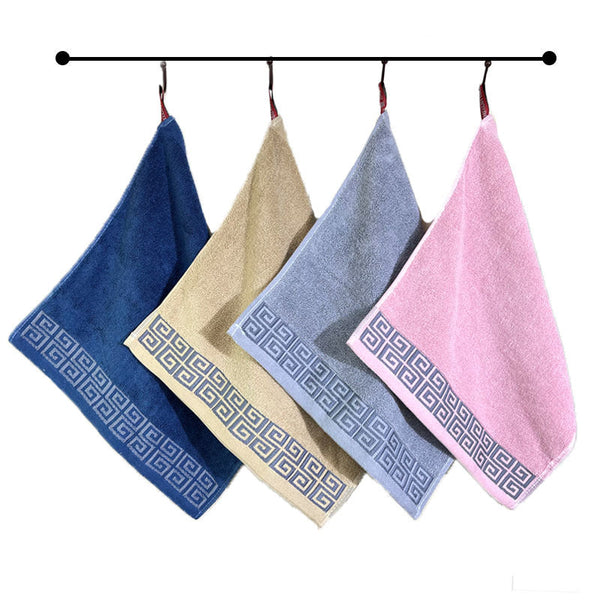 Blue Luxury Cotton Towel Set 6 Piece Highly Absorbent Bath & Hand Towels Towels & Washcloths