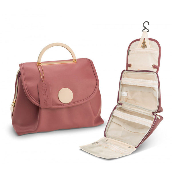 Stylish Travel Makeup Organizer Bag With Hanging Hook Waterproof & Spacious Design Makeup Bags & Cases